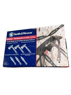 Smith & Wesson Bullseye Throwing Axe & Knife Combo NEW in Box